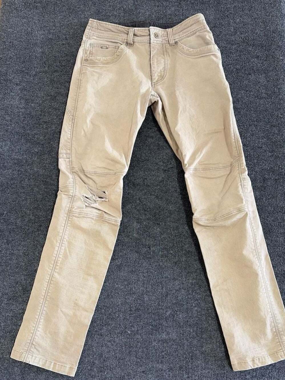 KÜHL Rydr Khaki Articulated Canvas Work Pants 30x34